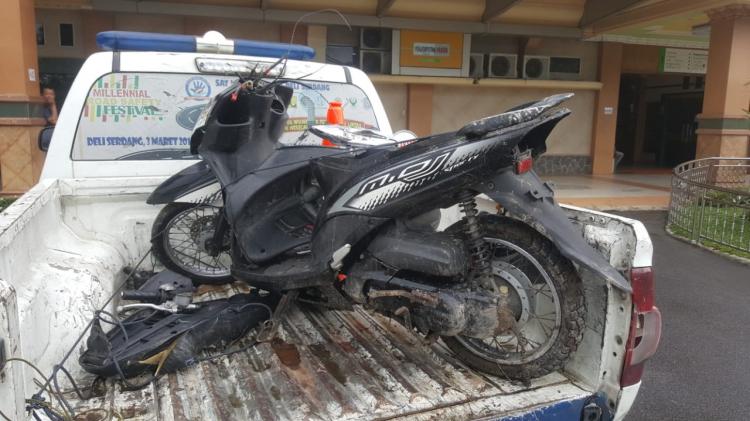 Hendak Pam Arus Lalin Natal, Personil Satlantas Polresta Deli Serdang Tewas Ditabrak