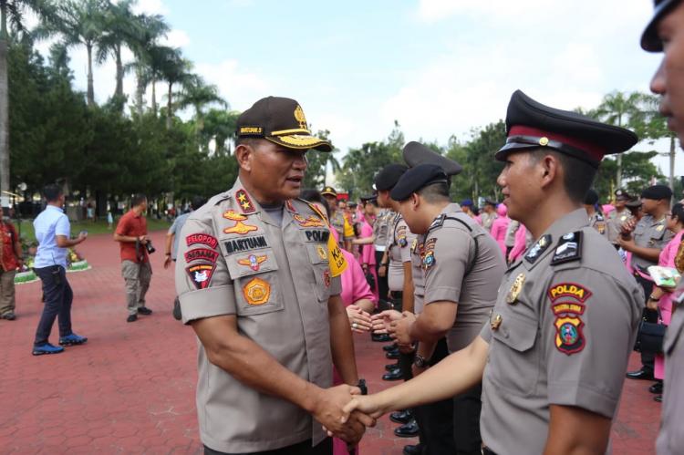 2.097 Personel Jajaran Polda Sumut Naik Pangkat di Akhir Tahun 2019