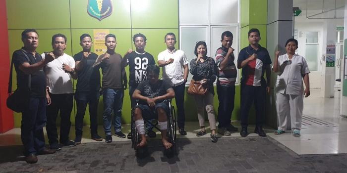Pelaku Curanmor di Parkiran Hotel Antara Gatsu Ditembak Sat Reskrim Polrestabes Medan