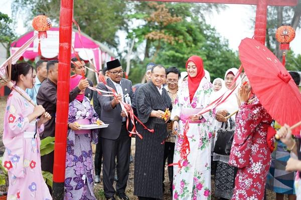 Kampung Jepang di Kecamatan Lima Puluh Pesisir Batubara Diresmikan