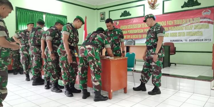 Usai PAM Natal, Prajurit Kodim Tes Urine