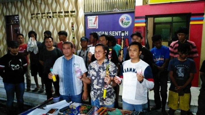 Personil Polrestabes Medan Diserang Petasan Saat Razia Narkoba di Jermal 15