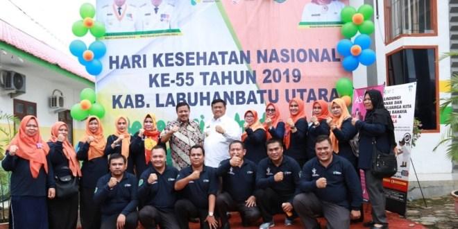 Peringatan HKN ke-55, Bupati Labura Akan Berupaya Tingkatkan Kesejahteraan Tenaga Honor di Dinkes