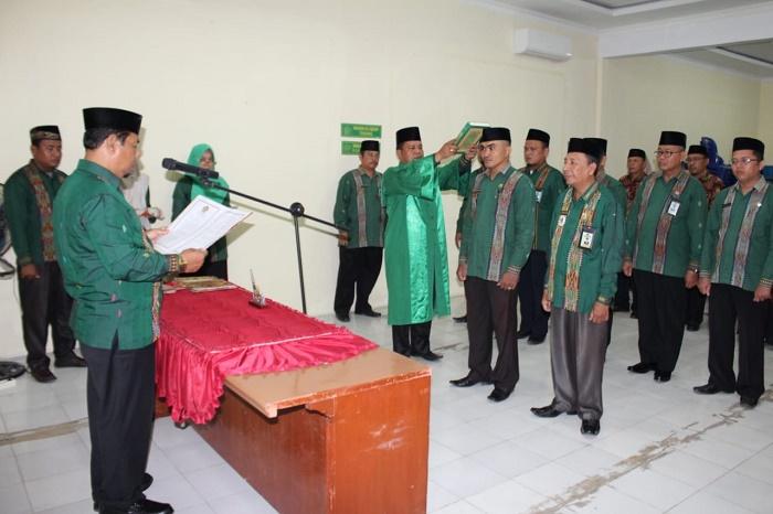 Kakankemenag Asahan Lantik KUA Kecamatan Air Joman dan Tinggi Raja