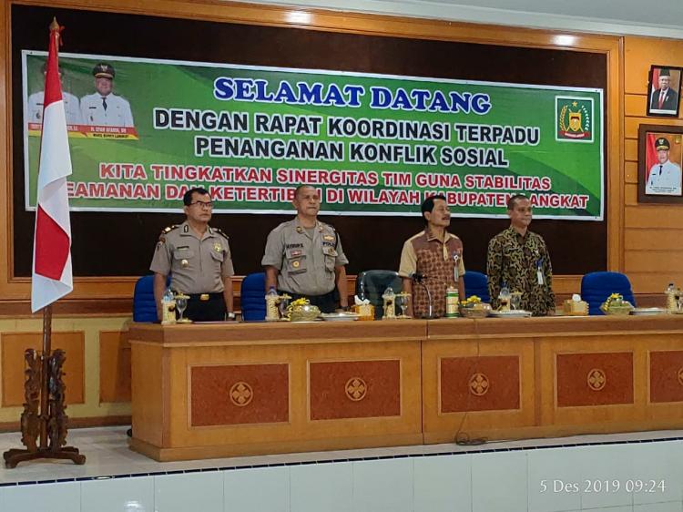 Bupati Langkat Hadiri Rakor PKS dan Rapat Pleno TPAKD