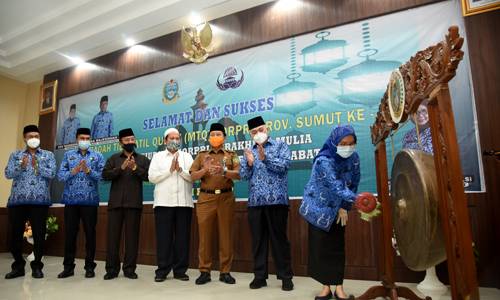 Buka MTQ Korpri Sumut, Sabrina Harapkan Sumut Juara di Tingkat Nasional