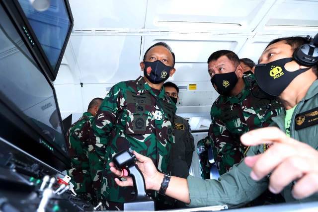 Kasum TNI Kunjungi Tiga Satuan Pengamanan Pulau Terluar di Natuna