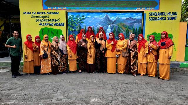 Study Banding Adiwiyata Nasional, MIN 12 Medan Terima Kunjungan MIN 1 Tapteng