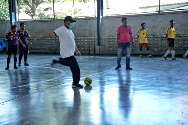 Akhyar Nasution Buka Turnamen Futsal 16 Tahun Alung Cup