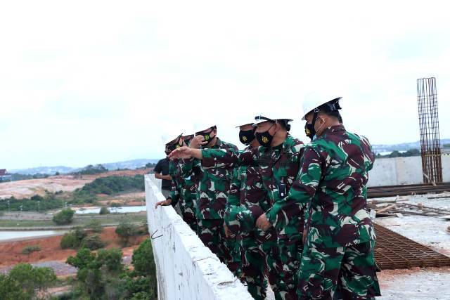 Kasum TNI Tinjau Pembangunan Makogabwilhan I di Tanjung Pinang