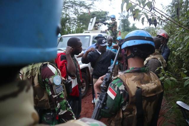 Satgas TNI Konga XXXIX-B RDB Selamatkan 4 Warga Sipil dari Perampok Bersenjata di Kongo