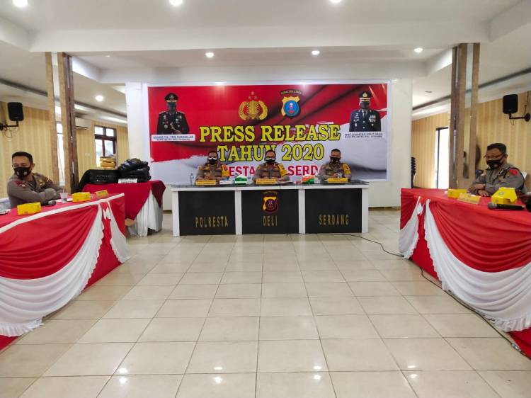Polresta Deli Serdang Tangani 1319 Kasus Satreskrim, 311 Kasus Narkoba, 105 Korban Tewas Lakalantas