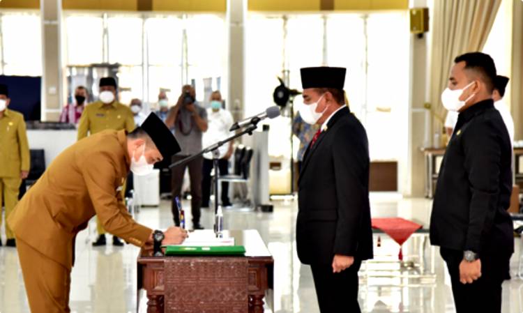 Gubernur Edy Rahmayadi Lantik 27 Pejabat Eselon III Jajaran Pemprov Sumut