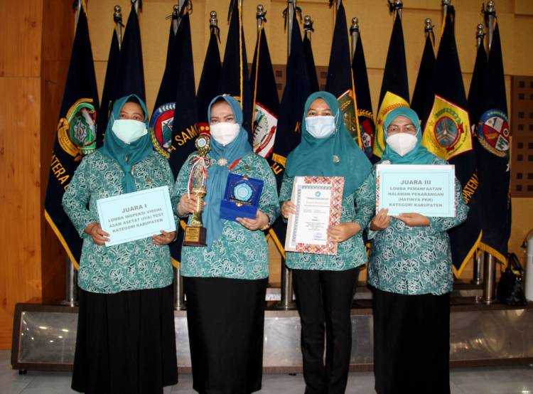 TP PKK Langkat Raih Juara Pertama Lomba IVA Test Tingkat Sumut Tahun