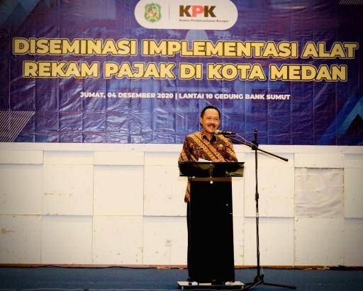 KPK Dorong Pemko Medan Implementasikan Alat Rekam Pajak di Lokasi Usaha