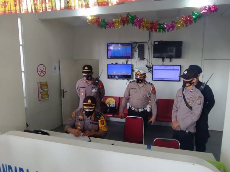 Kapolresta Deli Serdang Cek Kesiapansiagaan Pos Pam dan Pos Yan Bandara Kualanamu