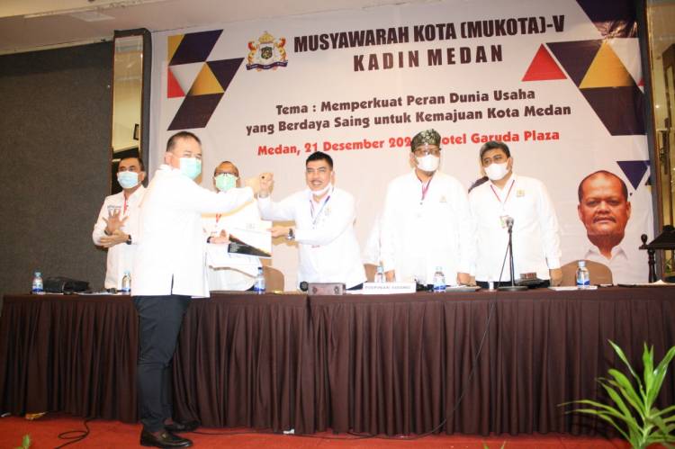 Arman Chandra Terpilih sebagai Ketua Kadin Medan Periode 2020-2025