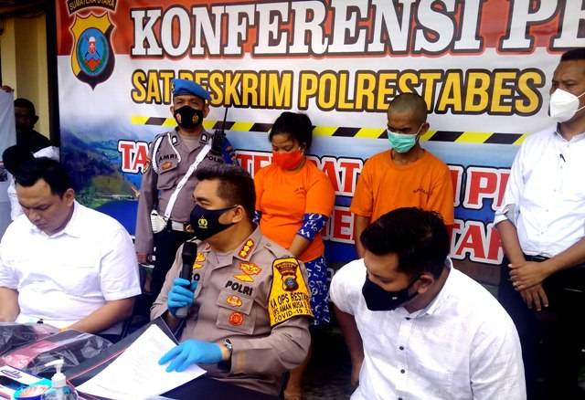 Pasutri Rampok Majikan Hingga Babak Belur, Pemilik Toko Besi Jalan Gatsu Medan Nyaris Tewas