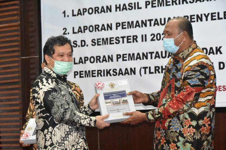 Pemkab Langkat Terima LHP Dan LHPt dari BPK RI Sumut