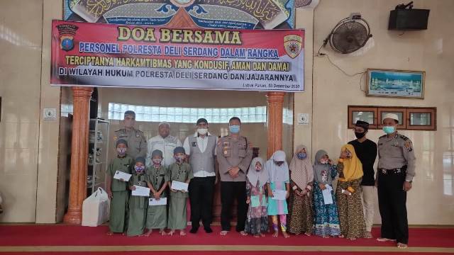 Jelang Pilkada Serentak 2020, Polresta Deli Serdang Gelar Doa Bersama