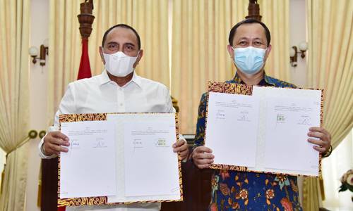Tandatangani MoU dengan Komnas HAM, Gubernur Sumut Dukung Upaya Sosialisasi dan Penyuluhan ke Daerah