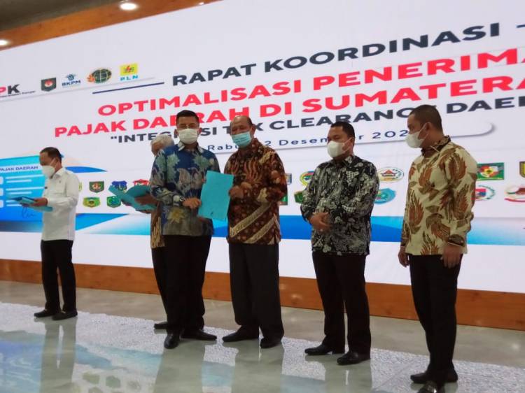 Pemkab Langkat Mengikuti Rakor Cegah Korupsi