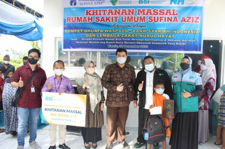 Akhir Tahun 2021, DD Waspada KolaborAksi RSU Sufina Aziz Gelar Sunat Massal Gratis