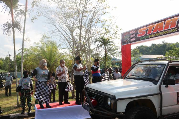 Pangkogabwilhan I Melepas Peserta Offroad &ldquo;Jelajah Bumi Sepanjang Lada&rdquo; di Tanjungpinang