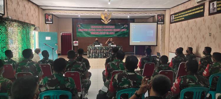 Kolonel Kav Jaelani Pantau Pelaksanaan Program di Kodim Gresik