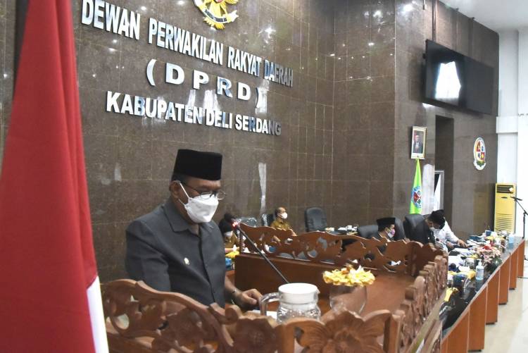 APBD Kabupaten Deli Serdang TA 2022 Disahkan, Target PAD Rp 4,2 Triliun Lebih  