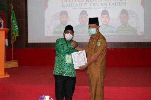 Walikota Berharap PUI Medan Tetap Jaga Persatuan dan Kejayaan NKRI
