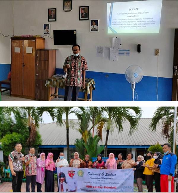 Pengabdian Masyarakat, Dosen UMN Al Washliyah Sosialisasi Merdeka Belajar Melalui Metode STEAM