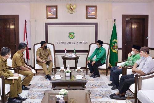  Walikota Medan Terima Kunjungan Nahdlatul Ulama Kota Medan