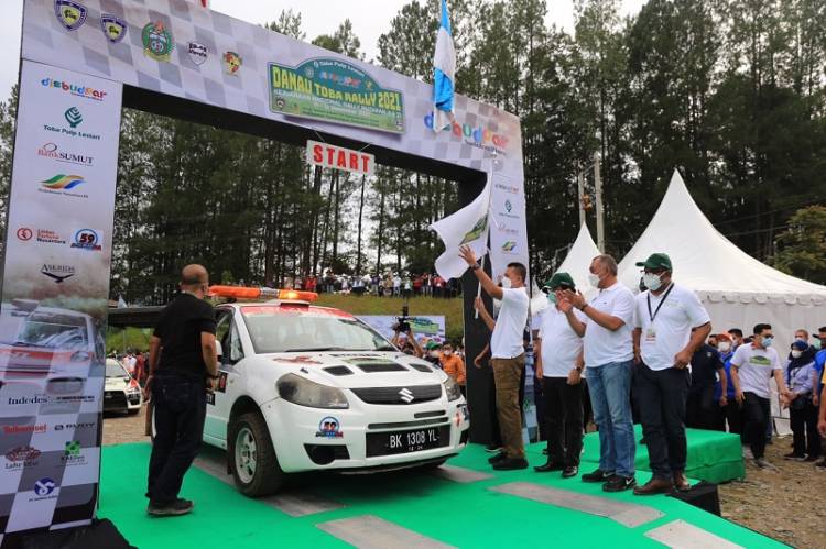 Musa Rajekshah Buka Danau Toba Rally 2021, Pulihkan Ekonomi Sumut dan Kembalikan Kejuaraan Dunia