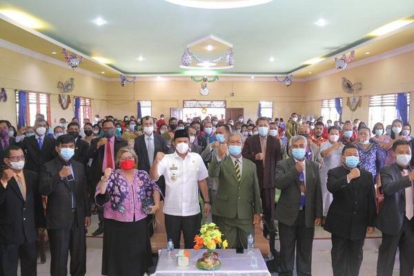 Hadiri Perayaan Natal di Pantai Cermin, Wabup Sergai Ingatkan Warga untuk Vaksin