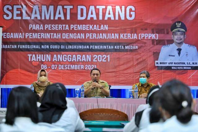 BKDPSDM Gelar Pembekalan Bagi CPNS dan PPPK Pemko Medan