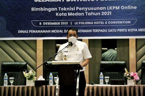  Wakil Walikota Buka Bimtek Penyusunan LKPM Online Kota Medan