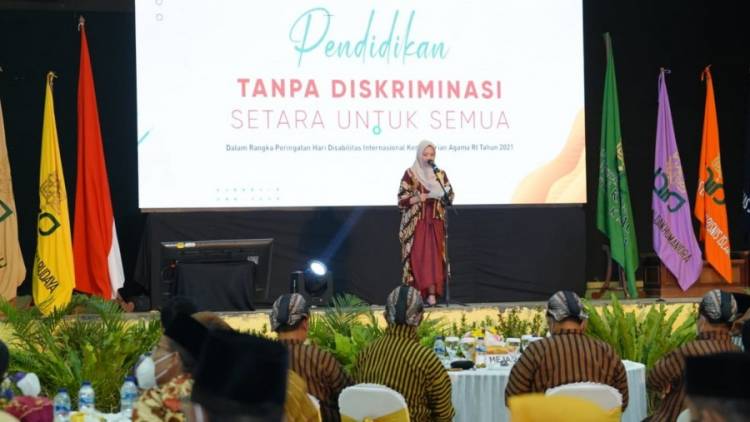Hari Disabilitas Internasional, Eny Yaqut Didaulat Jadi Bunda Inklusi Kemenag