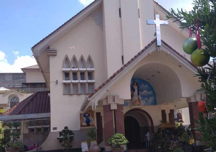Dijaga Polisi dan PBB, Misa Natal di Sejumlah Gereja di Medan Aman dan Lancar
