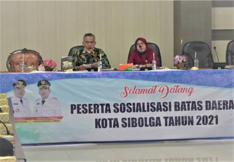 Setdakot Sibolga Sosialisasikan Batas Daerah kepada Camat dan Lurah
