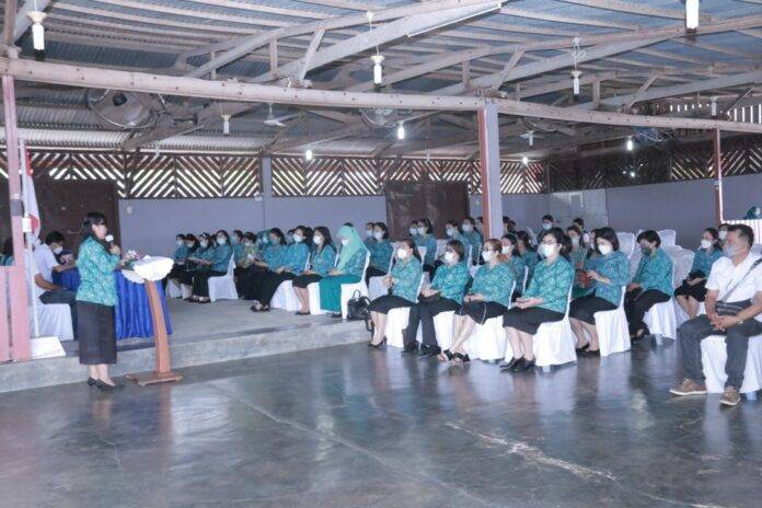 Rapat Konsultasi TP PKK Kota Gunungsitoli Bahas Program Kewirausahaan Keluarga