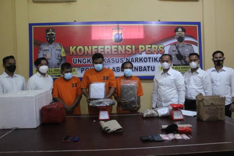 Polres Labuhanbatu Ungkap Peredaran Ganja dan Sabu di Rantau Prapat