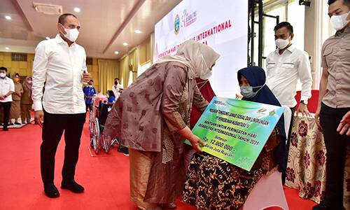 Gubernur Sumut Dukung Keberadaan Penyandang Disabilitas, Edy Rahmayadi: Yang Terpenting Bermanfaat Bagi Orang Lain