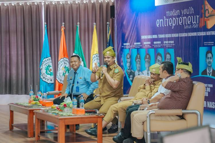 Pelantikan Pengurus BEM Nusantara Sumut, Walikota Medan: Jangan Takut Jadi Entrepreneur