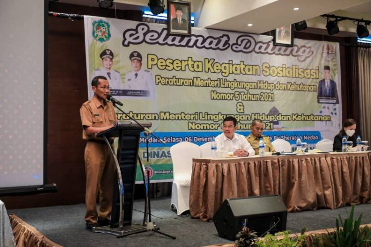  Pemko Medan Kenalkan Aplikasi Peduli dan Sosialisasikan Permen LHK kepada Pelaku Usaha