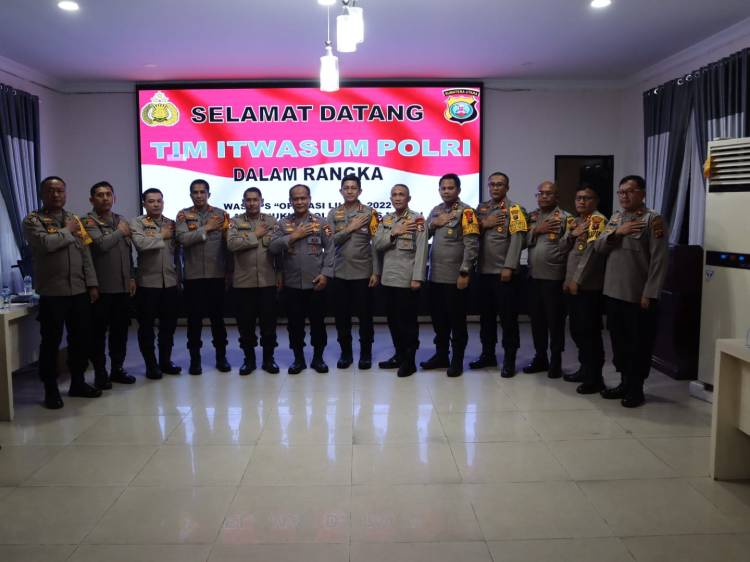 Kunker ke Polrestabes Medan, Itwasum Mabes Polri Kawal Ops Lilin Toba 2022 