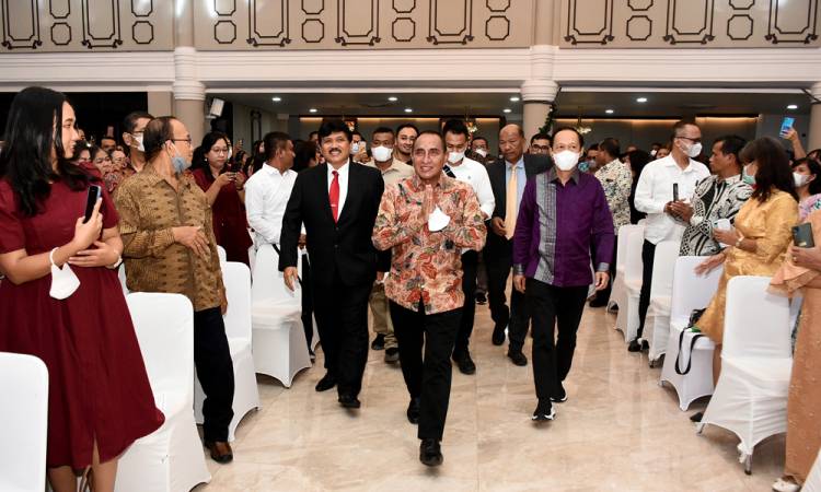 Hadiri Natal ASN Pemprov Sumut, Gubernur Edy Rahmayadi Sebut Ketuhanan Sebagai Prinsip Fundamental