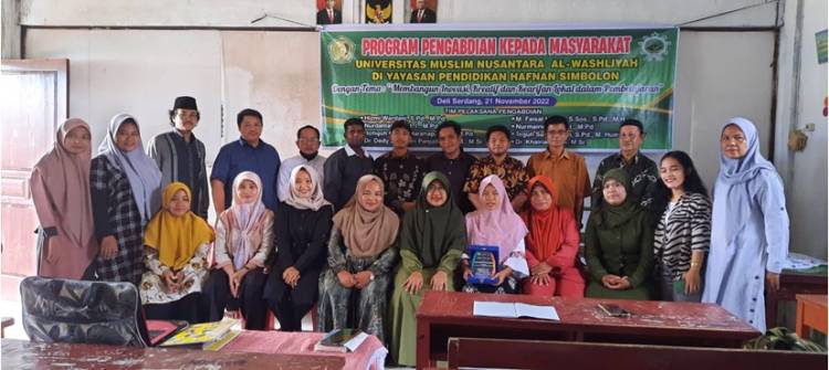 Membuat Lembar Kerja Peserta Didik Berbasis Kearifan Lokal, Begini Tips dari Dosen UMN Al Washliyah Medan