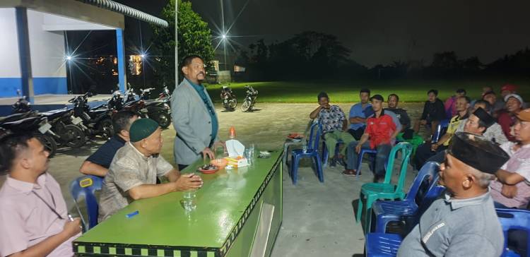 Rahudman Harahap Silaturahmi dengan Warga Desa Sidodadi