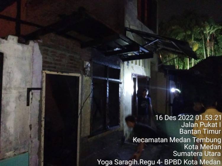 Sembilan Rumah di Medan Tembung Terbakar